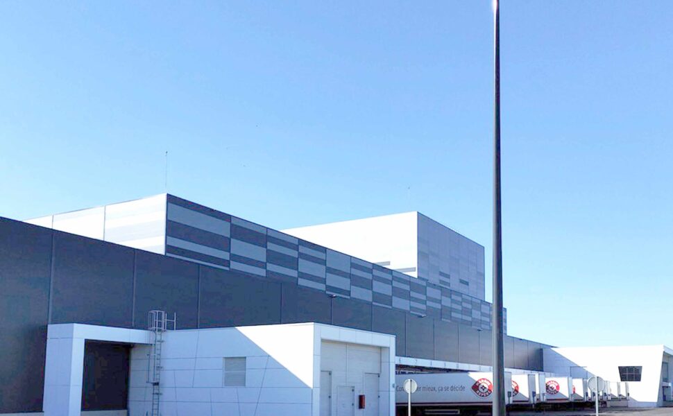 Construction d'une plateforme logistique