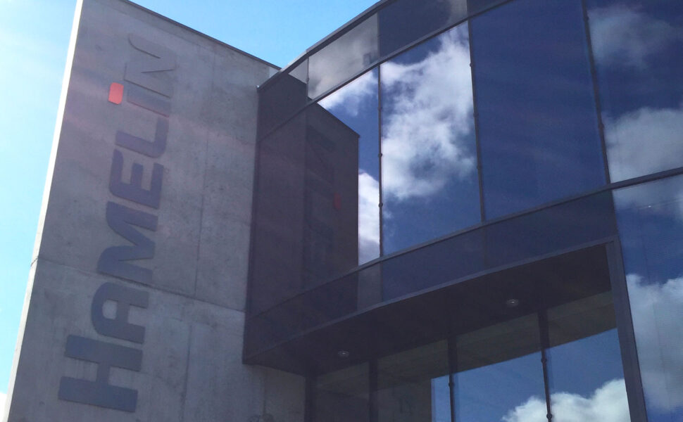 Vue extérieur de près du bâtiment du GROUPE HAMELING