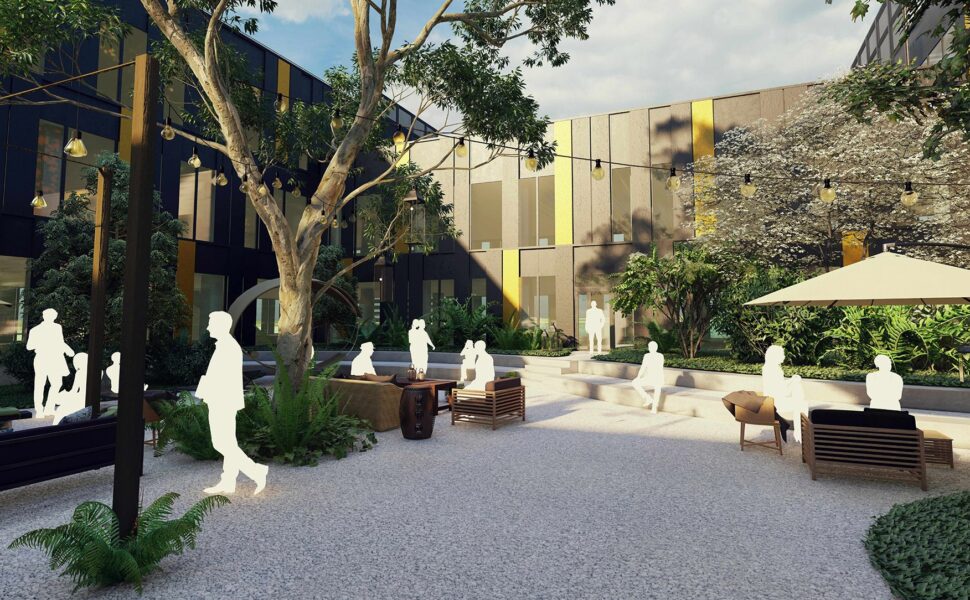 Plan 3D de l'espace cours du CONCOURS LEGALLAIS